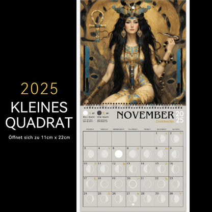 🌙Kriegerische Göttin 2025 Mondphasenkalender