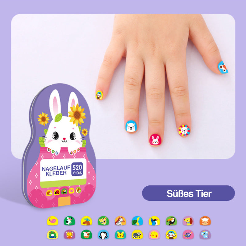 🔥Nagelaufkleber Set Für Kinder(520 Stück)