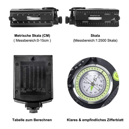 Multifunktionaler Kompass mit Flip-Flop-Funktion