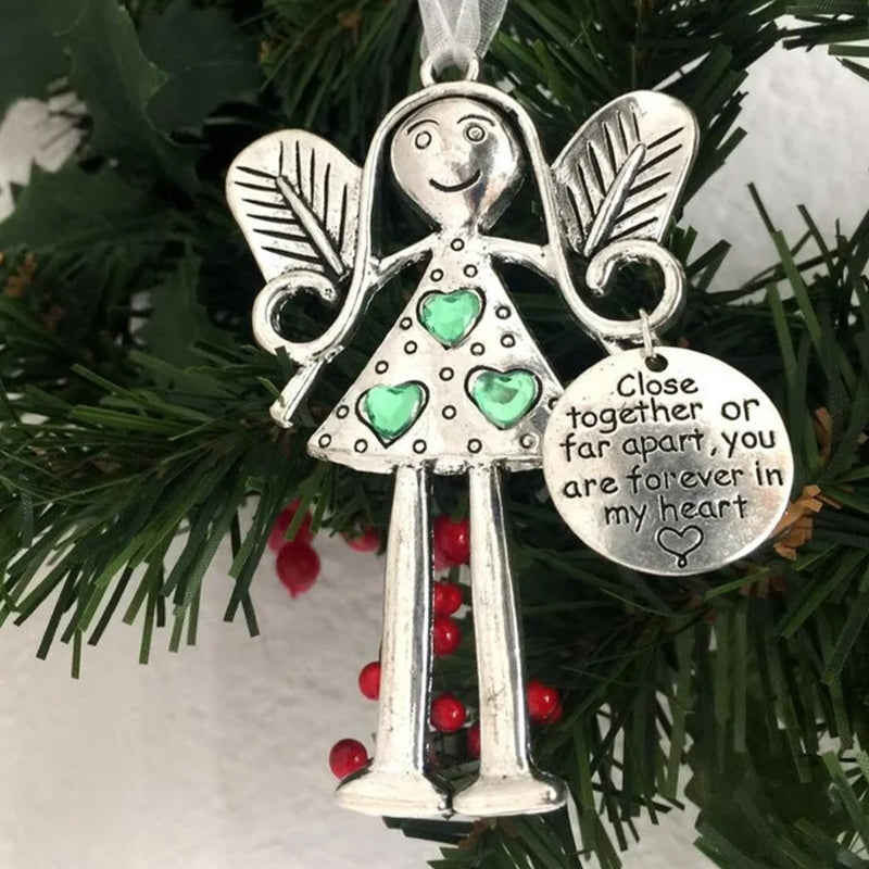 🪽Verrückte schöne Freunde für immer – Engel-Ornament, Weihnachtsgeschenk