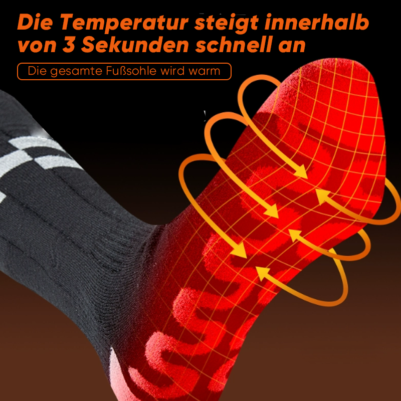 Lange wiederaufladbare beheizte warme Socken