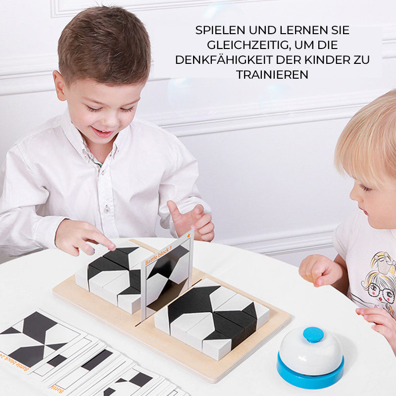 Hölzernes verstecktes Blockpuzzle